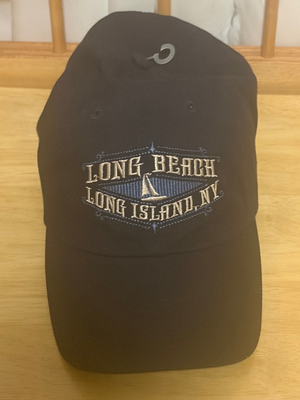 Long Beach New York NY Hat Embroidered navy blue